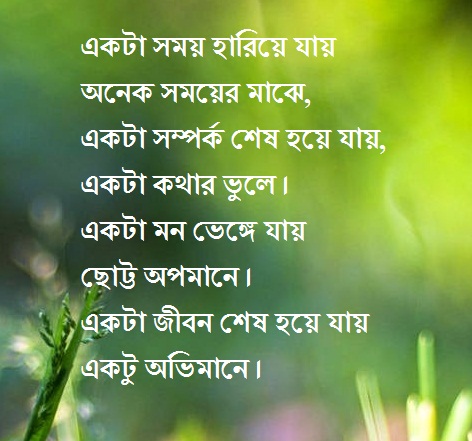 Bangla status about life sad | Bangla love sms