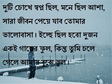 bangla sad sms kobita