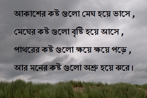 bengali shayari sad