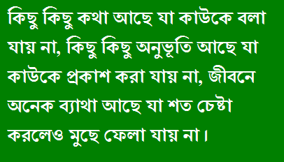 bangla sad shayari