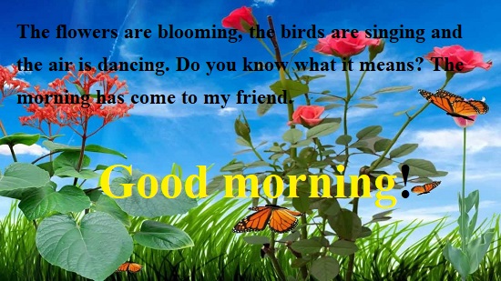 Good morning sms pic