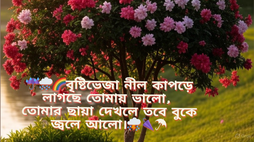 brishti niye caption