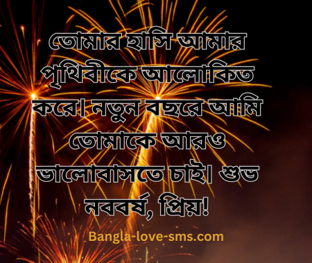 রোম্যান্টিক নতুন বছরের শুভেচ্ছা স্ট্যাটাস