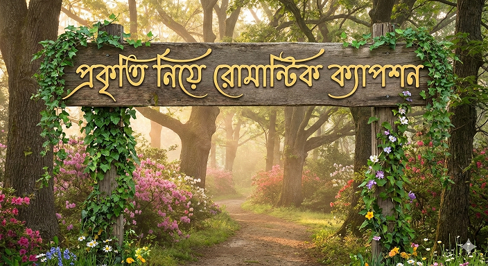 প্রকৃতি নিয়ে রোমান্টিক ক্যাপশন